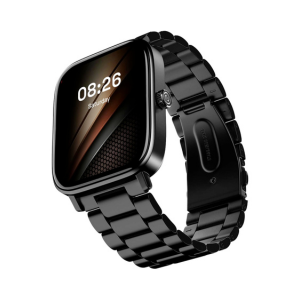 Noise Pulse 2 Pro [New Launch] 1.8" Vibrant Display, Bluetooth Calling Smart Watch for Men & Women, 7 Days Battery Life, Metallic Finish, Built-in Games, Voice Assistance, Health Suite (Elite Black)