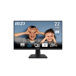 MSI PRO MP225 21.5 Inch Full HD Office Monitor - 1920 x 1080 IPS Panel, 100 Hz, Eye-Friendly Screen, Tilt-Adjustable - HDMI™, D-Sub (VGA)