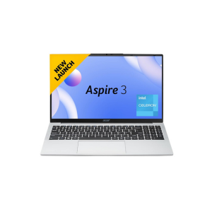 Acer Aspire 3 Laptop Intel Core Celeron N4500 Processor Laptop (8 GB LPDDR4X SDRAM/512 GB SSD/Win11 Home/38 WHR/HD Webcam) A325-45 with 39.63 cm (15.6") HD Display, Pure Silver, 1.5 KG