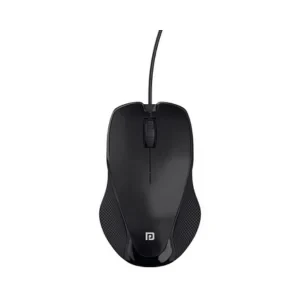 Portronics Toad 101 Wired Optical Mouse with 1200 DPI, Plug & Play, Hi-Optical Tracking, 1.25M Cable Length, 30Lakhs Click Life(Black)