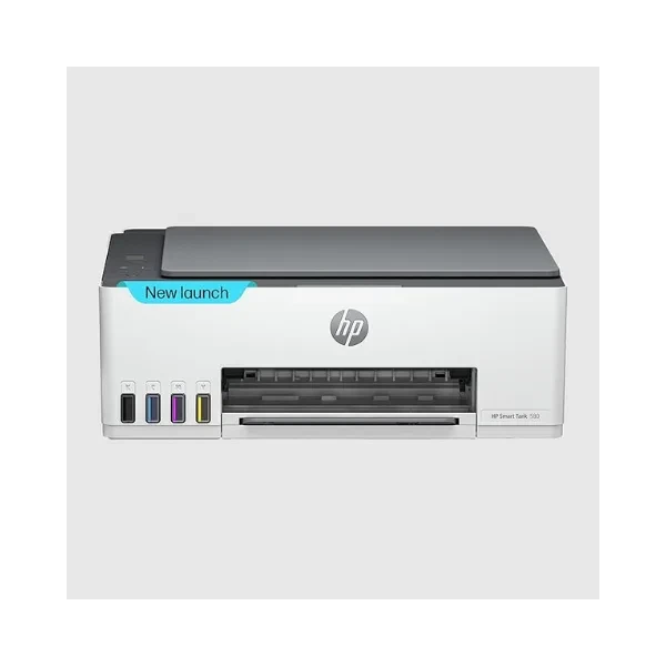 HP Smart Tank 580 All-in-One WiFi Colour Wireless Solid Ink Printer | 1 Extra Black Ink Bottle | 1+1 Year Extended Warranty with PHA Coverage | Up to 8000 Black & 6000 Colour Prints