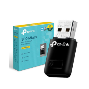 TP-LINK WiFi Dongle 300 Mbps Mini Wireless Network USB Wi-Fi Adapter for PC Desktop Laptop(Supports Windows 11/10/8.1/8/7/XP, Mac OS 10.9-10.15 and Linux, WPS, Soft AP Mode, USB 2.0) (TL-WN823N),Black