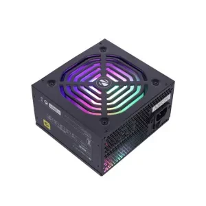 ZEBRONICS ZS500 500W Power Supply with Silent 120mm RGB Fan, SATA x 3, 12V 28A (Max.), Over Voltage/Short Circuit Protection