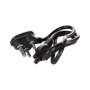 Dell JDCXX,K257C 1 Port 240V 3 Pin Power Chord for Laptops - Black