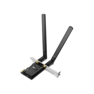 TP-Link AX1800 Wi-Fi 6 High Gain Antennas Bluetooth 5.2 PCIe Adapter, Dual-Band, Low-Profile Bracket, MU-MIMO, Low- Latency Gaming, Supports Windows 10/11, Highly Secure WPA3 (Archer TX20E), Black