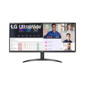 LG 34WQ500 34 Inch 21:9 UltraWide Full HD (2560 x 1080) IPS Monitor, 100Hz, 5ms, VESA DisplayHDR 400 sRGB 99% Color Gamut, AMD FreeSync, 3-Side Virtually Borderless, HDMI, DisplayPort, Black Color