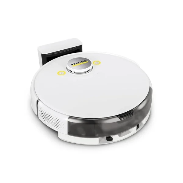 KARCHER RCV 5, 2-in-1 Robotic Vacuum Cleaner with Mopping, 5000 Pa Suction Power, 5200 mAh Battery, 120 Min Runtime, Advanced LiDAR Technology, Fall Sensors, Smart App Control, German Tech, White