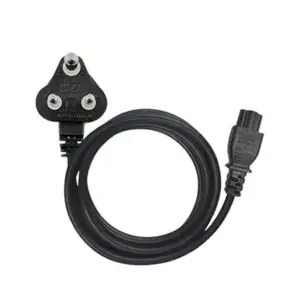 3 Pin Laptop Power Cable Cord (1.2 Meter Black)