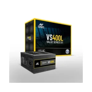Ant Esports VS400L NonModular High Efficiency Gaming Power Supply/PSU with Continuous Power and 120mm Silent Fan