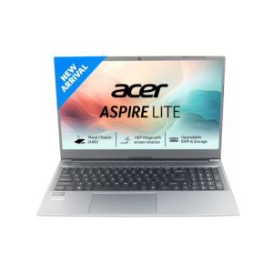 Acer Aspire Lite AMD Ryzen 5-5625U Premium Thin and Light Laptop (16 GB RAM/512 GB SSD/Windows 11 Home) AL15-41, 39.62 cm (15.6") Full HD Display, Metal Body, Steel Gray, 1.59 KG