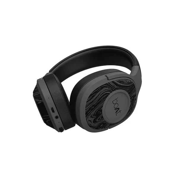 boAt Rockerz 550/Rockerz 558 Over Ear Bluetooth Headphones with Upto 20 Hours Playback, 50MM Drivers, Soft Padded Ear Cushions and Physical Noise Isolation(Black)