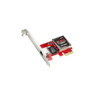 ASUS PCE-C2500 2.5G Base-T PCIe Network Adapter with backward compatibility. Supporting 2.5G/1G/100Mbps, RJ45 Port