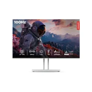 Lenovo L27i-4A, 27 inch (68.5cm), IPS, FHD 1920x1080, 100Hz, Cloud Grey, 1ms, FreeSync, 99% sRGB, 3Wx2 Speakers, Smart Display Customization Artery, 2X HDMI 1.4, VGA, Tilt Monitor
