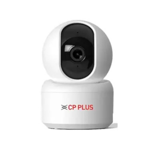 CP PLUS 2MP Full HD Smart Wi-Fi CCTV Home Security Camera | 360° with Pan Tilt | View & Talk | Motion Alert | Night Vision | SD Card (Upto 128 GB), Alexa & Google Support | IR Distance 10mtr | CP-E25A