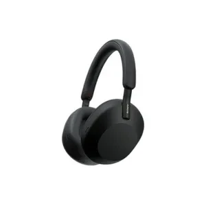Sony WH-1000XM5 Best Active Noise Cancelling Wireless Bluetooth Over Ear Headphones with Mic for Clear Calling,Battery Life 30 Hours -Black