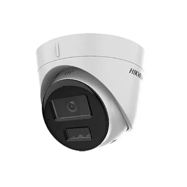 HIKVISION 2MP Smart Dual-Light Network Indoor IP Dome CCTV Camera Built-in Microphone for NVR + IP67 & Human and Vehicle Detection (DS-2CD1323G2-LIU) + RJ45, White