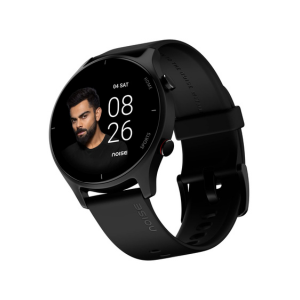 Noise Twist Round dial Smart Watch with Bluetooth Calling, 1.38" TFT Display, up-to 7 Days Battery, 100+ Watch Faces, IP68, Heart Rate Monitor, Sleep Tracking (Jet Black)