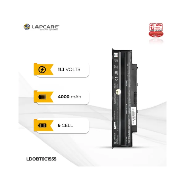 Lapcare Laptop Battery Compatible for Dell Inspiron 3420, 3520, M4040, M5030, M5040, N4050, N5030, N5040, N5050, (J1KND)