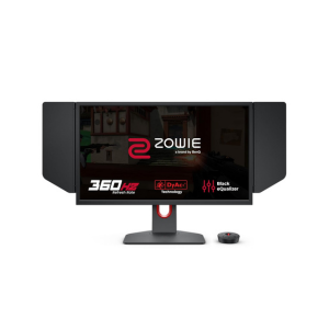 BenQ Zowie XL2566K 24.5"(62.3 cm) LCD 1920 x 1080 Pixels TN 360Hz Gaming Monitor |Motion Clarity with DyAc+TM |1080P |XL Setting to ShareTM |Color Modes |S Switch |Shield |Smaller Base |Black