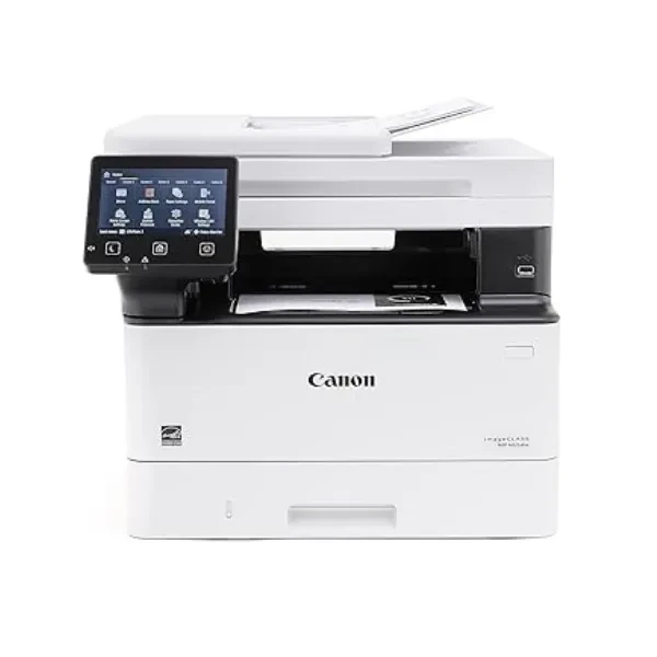 Canon imageCLASS MF465dw - Monochrome, Duplex Wireless Laser Printer, All-in-One with Scanner, Copier, Fax, Home or Office, Auto Document Feeder, Mobile Ready, 1 Year Limited Warranty, 42 PPM, White