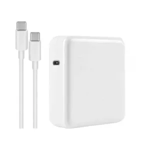 USB-C Power 61W Adapter Charger Replacement for MacBook Pro 13 Inch/12 Inch/14 Inch, Compatible with MacBook Air/iPad Pro/Type C Laptop,Included USBC to USBC Charger Cable