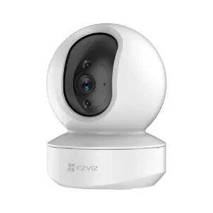 EZVIZ by HIKVISION |4MP QHD Resolution Indoor Smart WiFi Baby/Pet Monitor Camera |Smart Night Vision |360 Visual Coverage |Motion Detection Two-Way Talk |Micro SD Slot up to 256GB (TY1), White.
