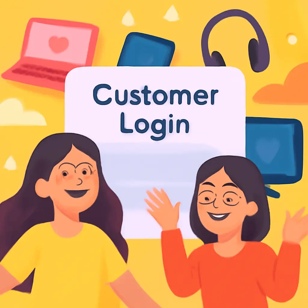 Customer Login Page Image
