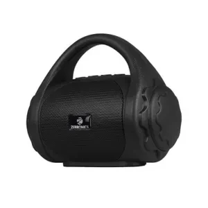 Zebronics ZEB-COUNTY 3W Wireless Bluetooth Portable Speaker With Supporting Carry Handle, USB, SD Card, AUX, FM & Call Function. (Black)