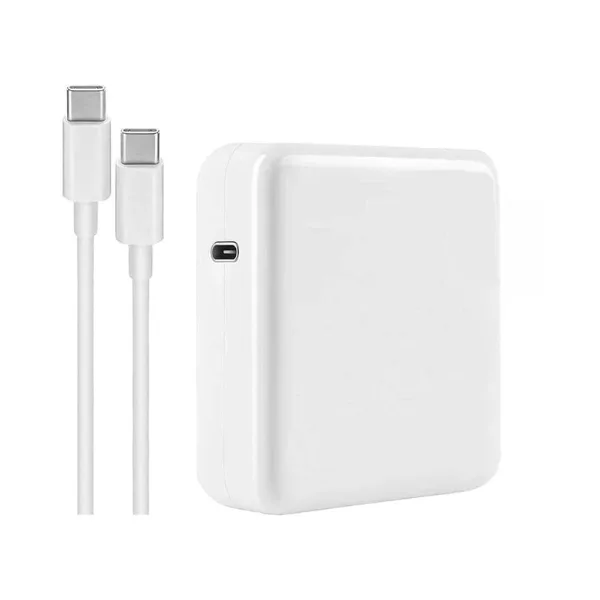 USB-C Power 61W Adapter Charger Replacement for MacBook Pro 13 Inch/12 Inch/14 Inch, Compatible with MacBook Air/iPad Pro/Type C Laptop,Included USBC to USBC Charger Cable