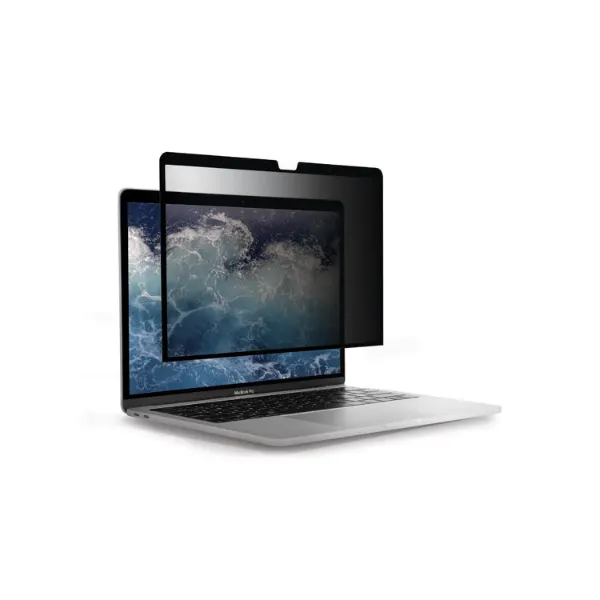 Eye + Face Skin Protection AntiGlare Privacy Screen for 15.6 Inch Laptop - Blue Light Blocking Micro Louvre ABCs Screen. EasyStick Removable.