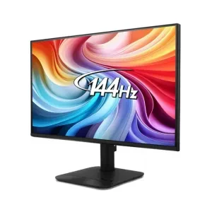 Acer KA270 P6 27 Inch IPS Full HD Backlit LED Monitor I 144Hz Refresh Rate, 1MS VRB, AMD FreeSync I 99% sRGB I 1 x VGA 1 x HDMI with Inbox HDMI Cable I Zero Frame Design I Eye Care I Stereo Speakers