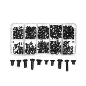 500 PCs Alloy Steel Laptop Notebook Computer Screws Kit for IBM, HP, Lenovo, Samsung, Dell Sony, Toshiba - Set of 500 PCs