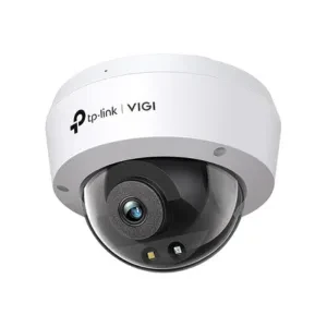 TP-Link VIGI C230 4mm Lens Smart Security Camera | 3MP HD Full-Color Dome Network Camera | Built-in Microphone | IK10 Vandal-Proof | IP67 Waterproof | H.265+ | PoE/12V CCTV