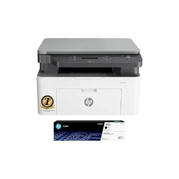 HP Laser MFP 1188w, Wireless, Print, Copy, Scan, Ethernet, Hi-Speed USB 2.0, Up to 21 ppm, 150-sheet Input Tray, 100-sheet Output Tray, 10,000-page Duty Cycle, 1-Year Warranty, Black and White