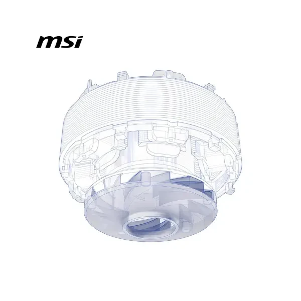 MSI MAG CORELIQUID A13 240 White AIO CPU Liquid Cooler - Full CPU Coverage, Improved Water Channel Design, Minimalism Meets Illumination, CycloBlade 7, Split-Flow Radiator, Rifle Bearing Fans