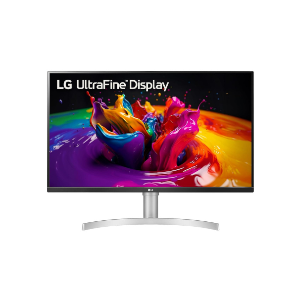 LG 32UN650-W Monitor 32" UHD (3840 x 2160) IPS Ultrafine Display, HDR10 Compatibility, DCI-P3 95% Color Gamut, AMD FreeSync, 3-Side Virtually Borderless Design, Height Adjustable Stand - Silve/White